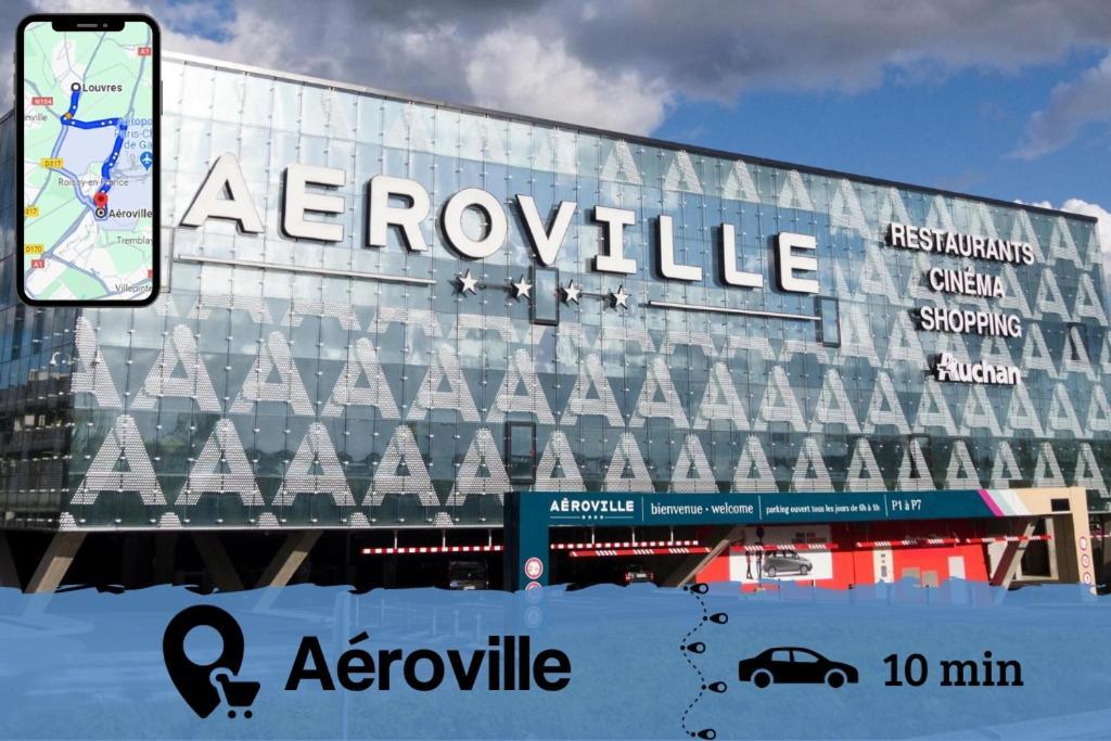 Smart House Airport Cdg, Asterix Appartement Louvres Buitenkant foto