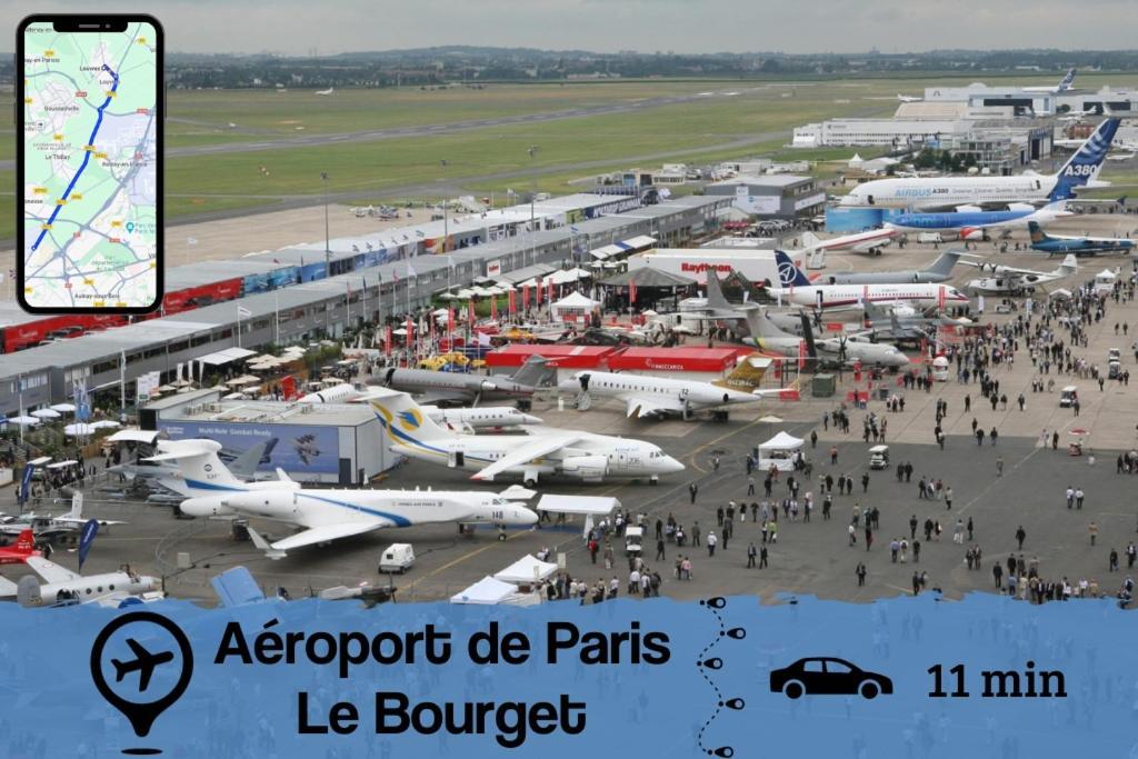 Smart House Airport Cdg, Asterix Appartement Louvres Buitenkant foto